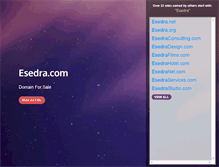 Tablet Screenshot of esedra.com